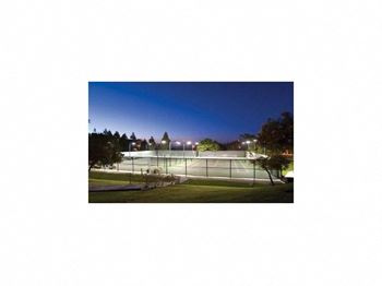 Tennis Courts are Night at BELLA VISTA AT HILLTOP, California, 94806